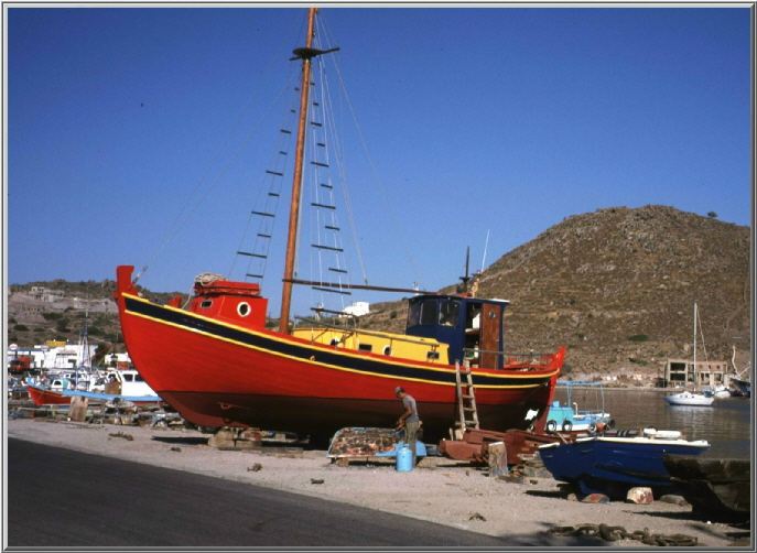 Schiffswerft auf Patmos