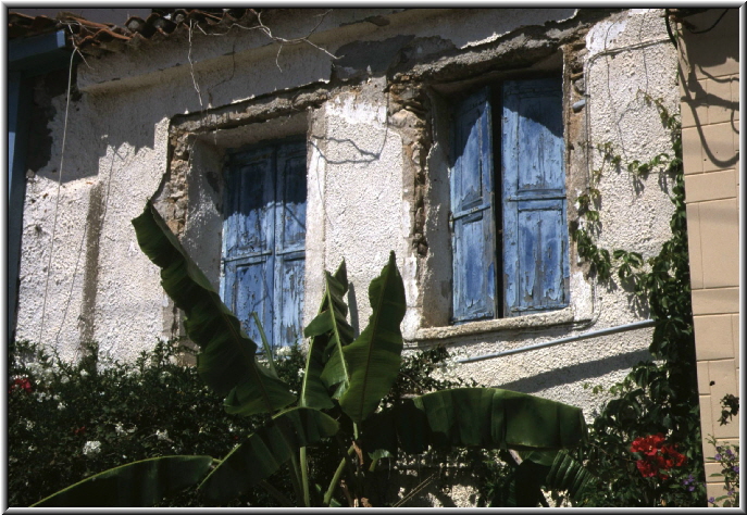 Pitoreske Fassade in Kokkari auf Samos