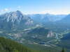 BLick auf Banff vom Sulphur Mountain
